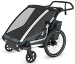 Przyczepka rowerowa | Thule Chariot Cross2 double Dark Slate 10201035