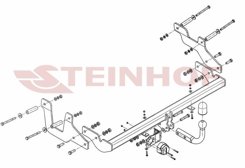 Hak holowniczy Steinhof Renault Express 2021-