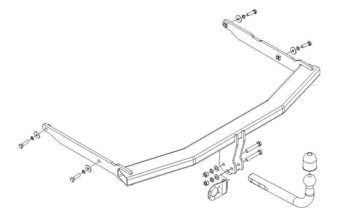 Hak holowniczy Autohak M52