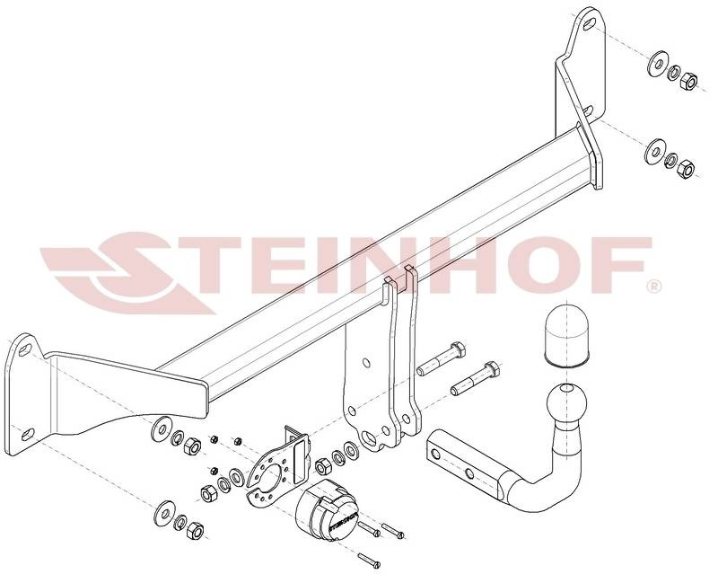 Hak holowniczy Steinhof B-094