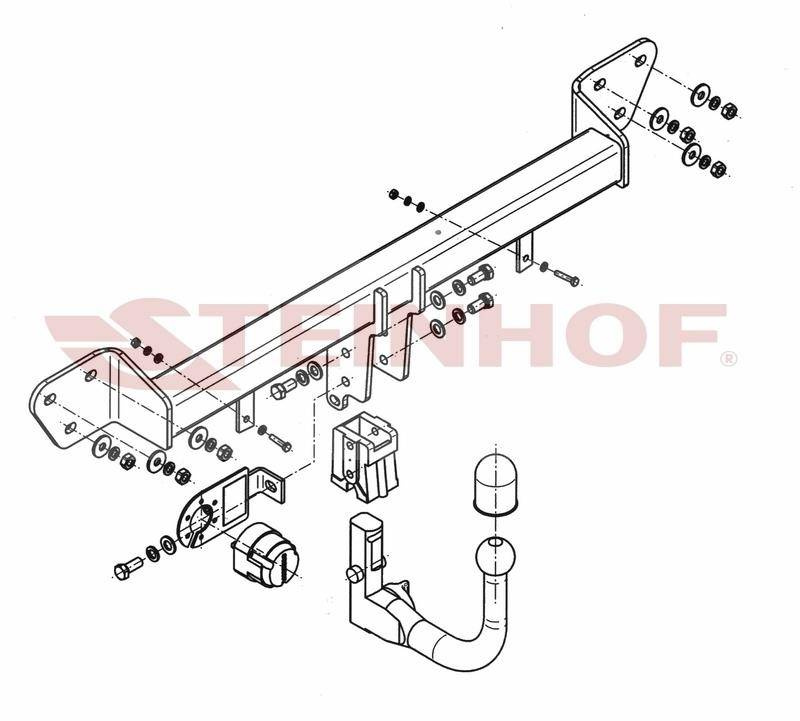 Hak holowniczy Steinhof B-048