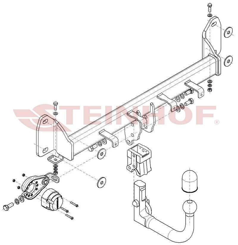 Hak holowniczy Steinhof BMW X3 G01 2017-