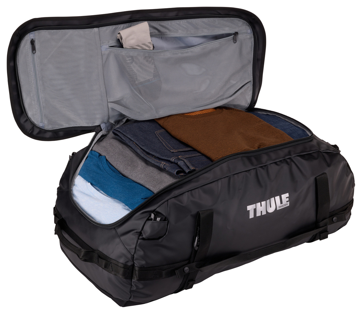 Torba podróżna Thule Chasm Recycled Duffel 90L - Black  - 3204997