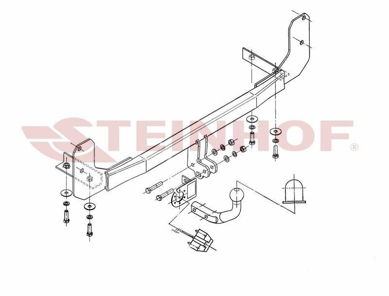 Hak holowniczy Steinhof Volkswagen Polo III (6N) 09.1994-08.1999
