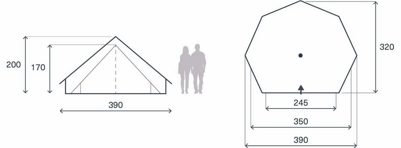 Namiot turystyczny Kampa Pineveil 02 9120002492