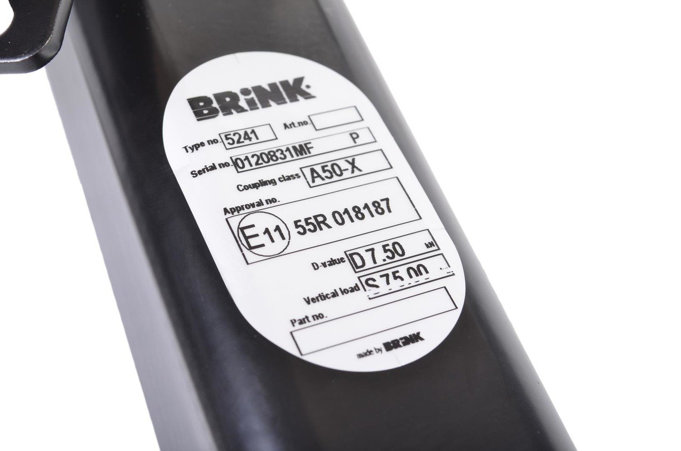 Hak holowniczy Brink 524100