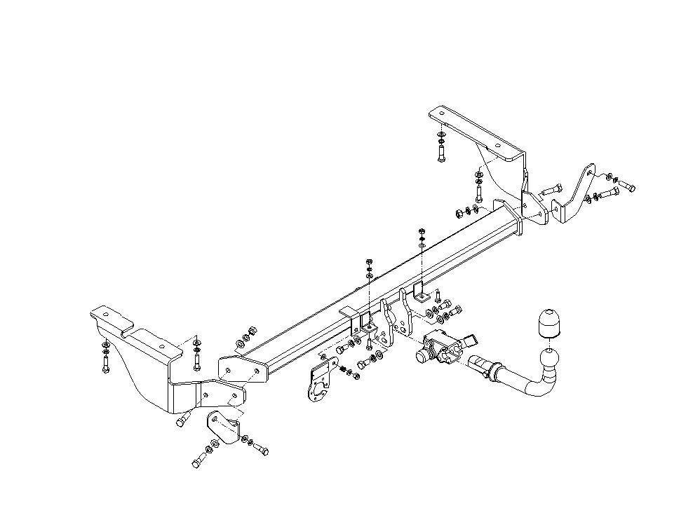 Hak holowniczy Autohak Citroen C5 I Kombi 2004-2008