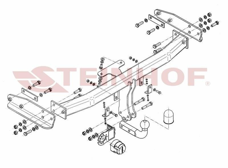 Hak holowniczy Steinhof Ford Maverick II FL 04.2004-06.2007