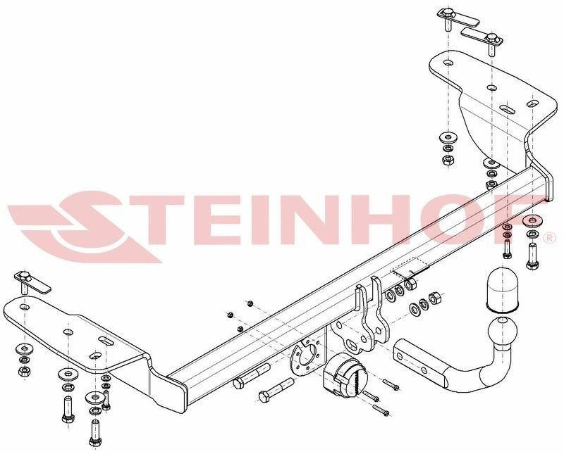 Hak holowniczy Steinhof Chrysler 300C Touring 2004-2010