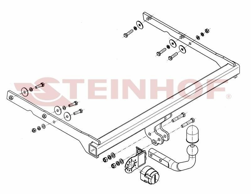 Hak holowniczy Steinhof Ford Mondeo Mk4 Kombi 2007-2014