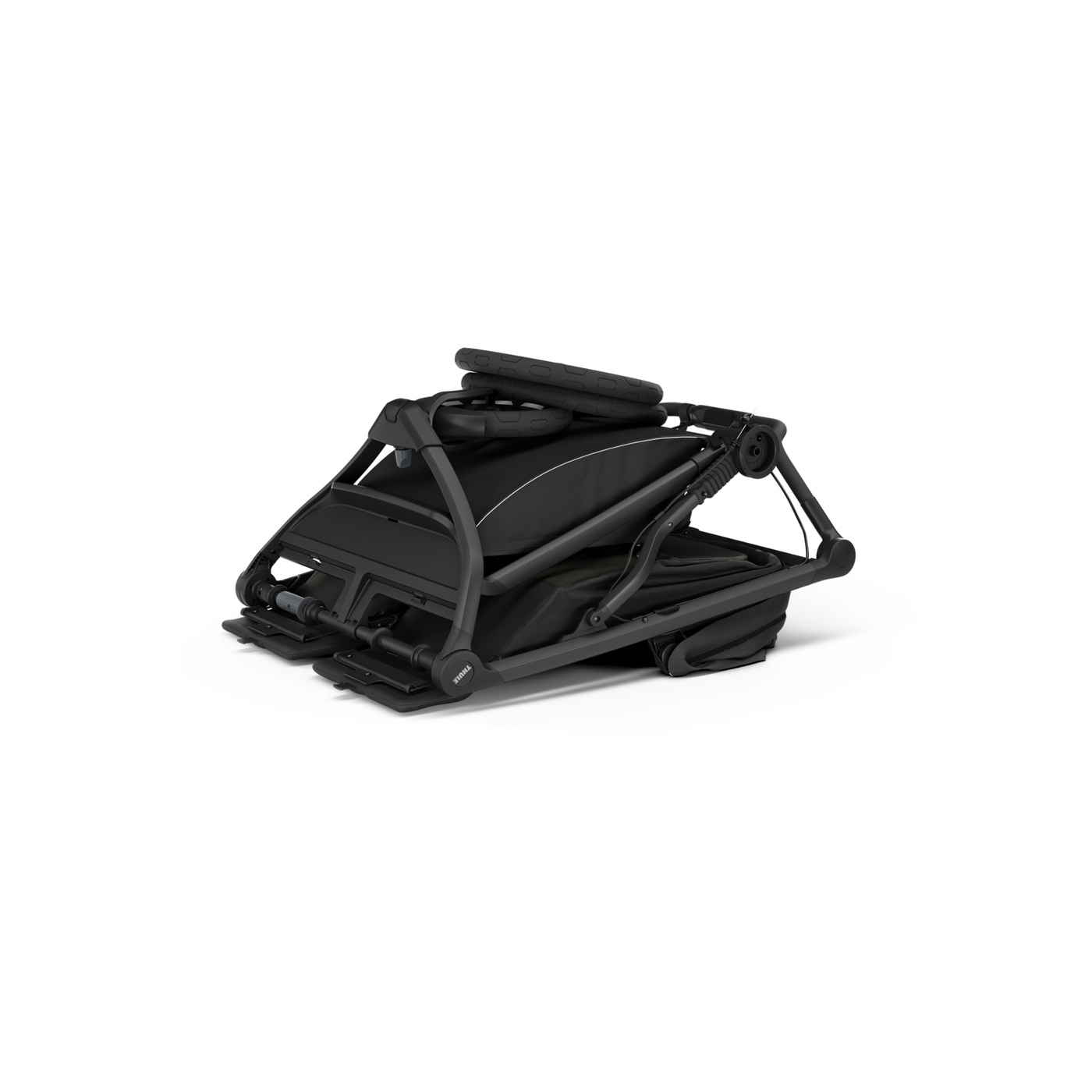 Thule Urban Glide 3 double black Wózek z klamrą magnetyczną 10101998