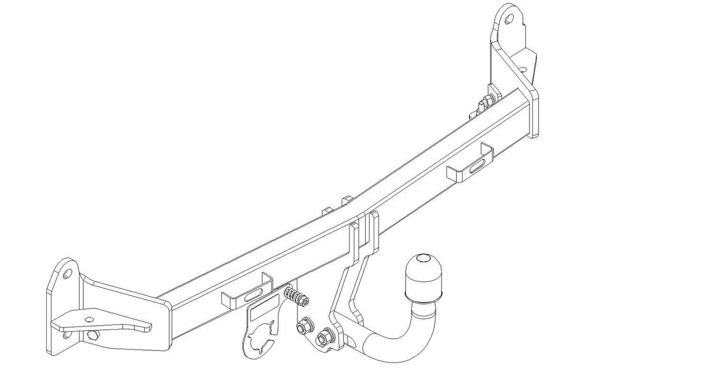 Hak holowniczy Autohak BMW Seria 5 F10 Sedan 03.2010-