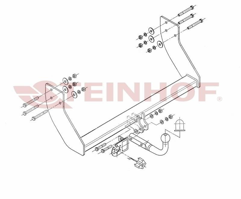 Hak holowniczy Steinhof K-032