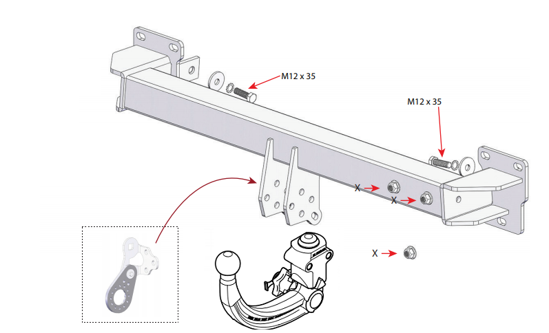 Hak holowniczy Westfalia 313640600001