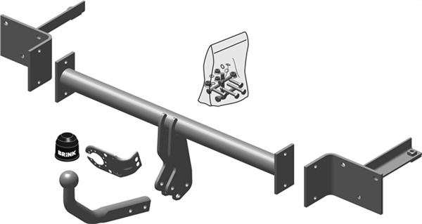 Hak holowniczy Brink FIAT Bravo II (198) 2007-2014
