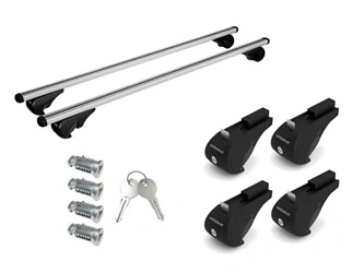 Bagażnik dachowy belki NORDRIVE Fiat Qubo 5p 09/08>05/20