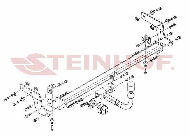 Hak holowniczy Steinhof Citroen C-Elysée 2012-