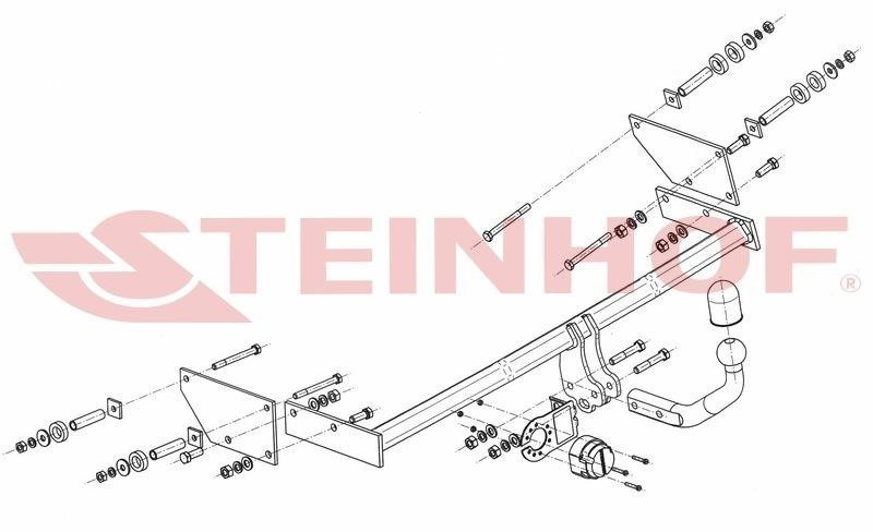 Hak holowniczy Steinhof Renault Grand Modus 2008-2012