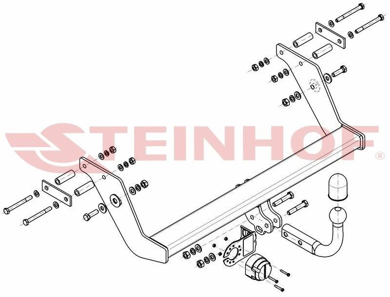 Hak holowniczy Steinhof Mercedes Vaneo W414 2001-2005