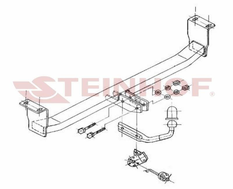 Hak holowniczy Steinhof T-120