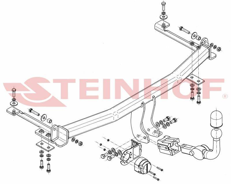 Hak holowniczy Steinhof H-068