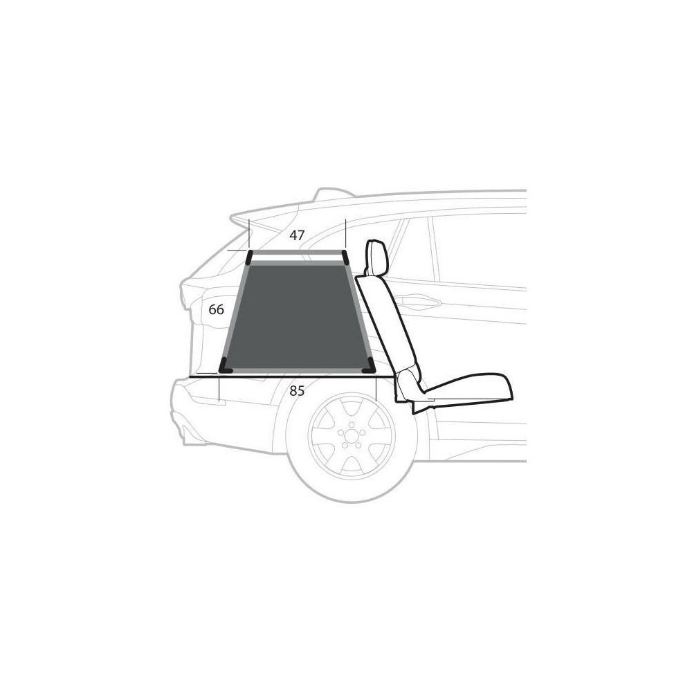 Klatka dla psa Lampa Dog Travel Cage 60507 Type 7 - 60 x 85 x H 86 cm
