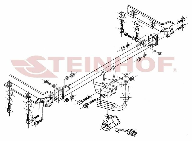 Hak holowniczy Steinhof Honda Civic VI Hatchback 1995-2000