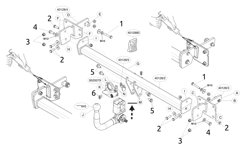 Hak holowniczy BRINK 4012800