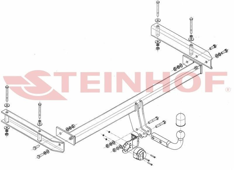 Hak holowniczy Steinhof Audi A6 Allroad quattro C6 2006-2011