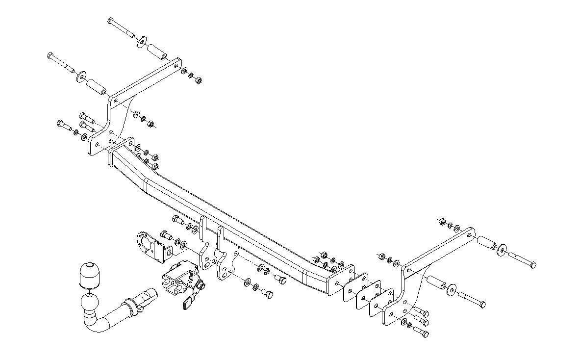 Hak holowniczy Autohak Dacia Logan 2004-2012