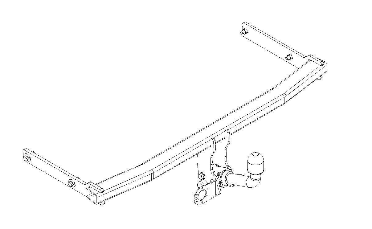 Hak holowniczy Autohak Audi A3 2003-2008