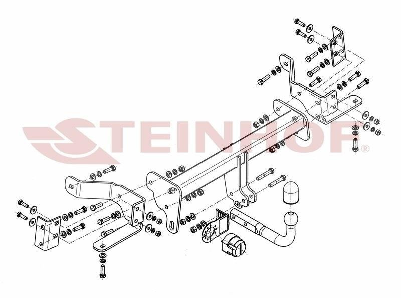 Hak holowniczy Steinhof Opel Antara 2006-2015