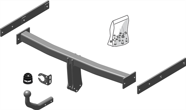 Hak holowniczy Brink 550700