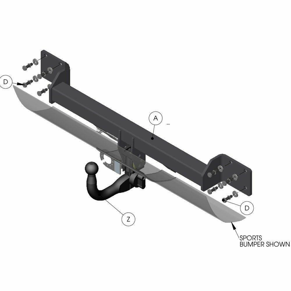 Hak holowniczy Witter BMW Seria 5 E60 2003-2010