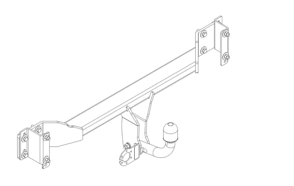 Hak holowniczy Autohak BMW 5 E60 Sedan 07.2003-02.2010