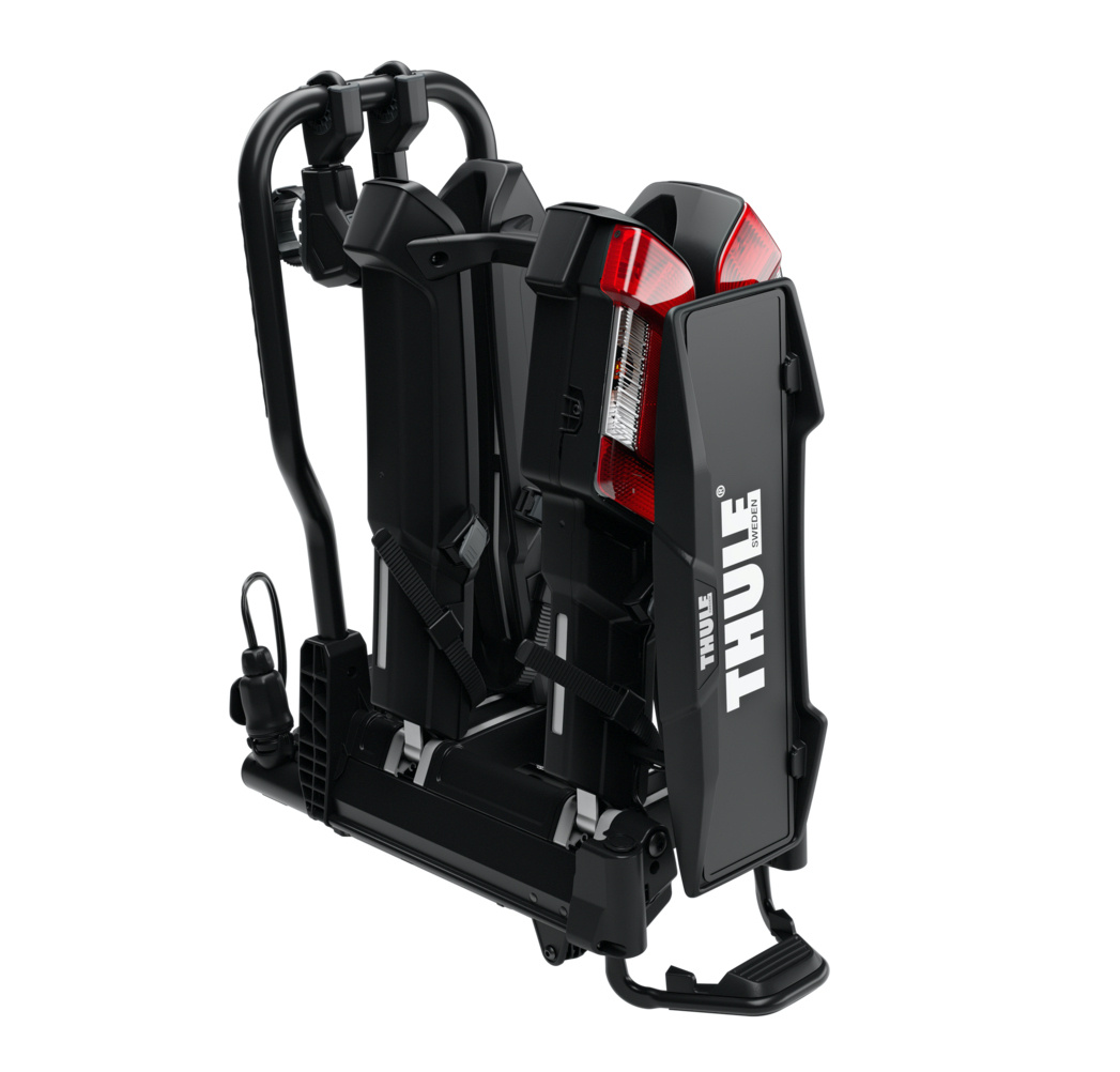 Bagażnik rowerowy z boxem 300l na hak Thule EasyFold 3 944100 + Onto 2