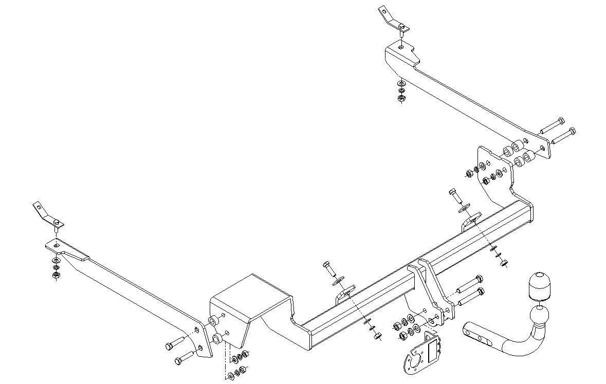 Hak holowniczy Autohak P14