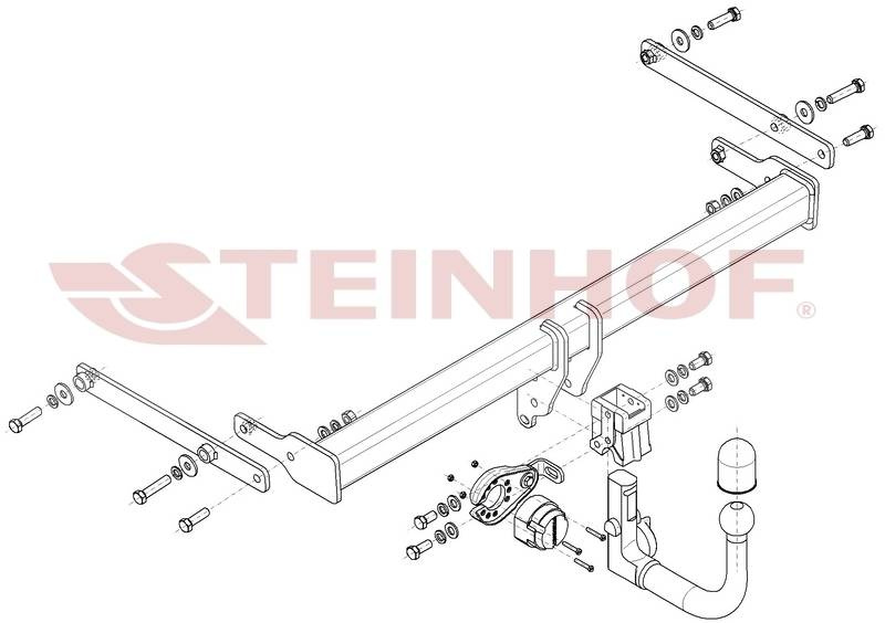 Hak holowniczy Steinhof Mazda 3 Sedan 2019-