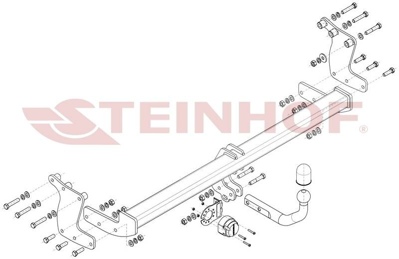 Hak holowniczy Steinhof Hyundai Ioniq 5 2021-