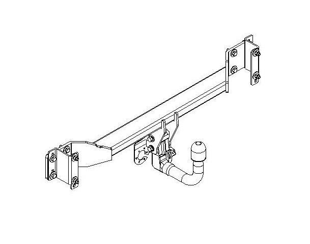 Hak holowniczy Autohak BMW 5 E60 Sedan 07.2003-02.2010