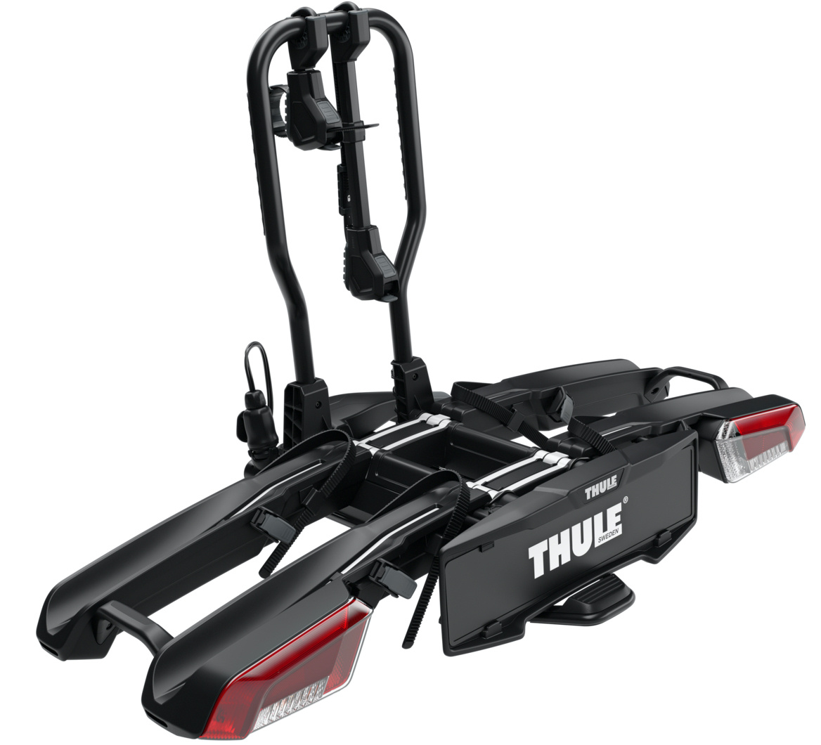 Bagażnik rowerowy z boxem 300l na hak Thule EasyFold 3 944100 + Onto 2