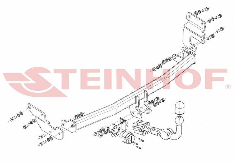 Hak holowniczy Steinhof Hyundai i20 2014-