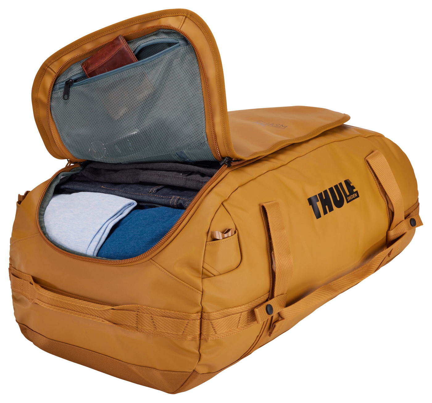 Torba podróżna Thule Chasm Recycled Duffel 70L - Golden  - 3204995