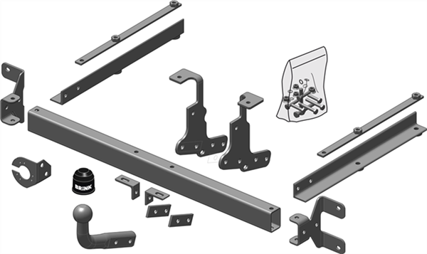 Hak holowniczy Brink 505700