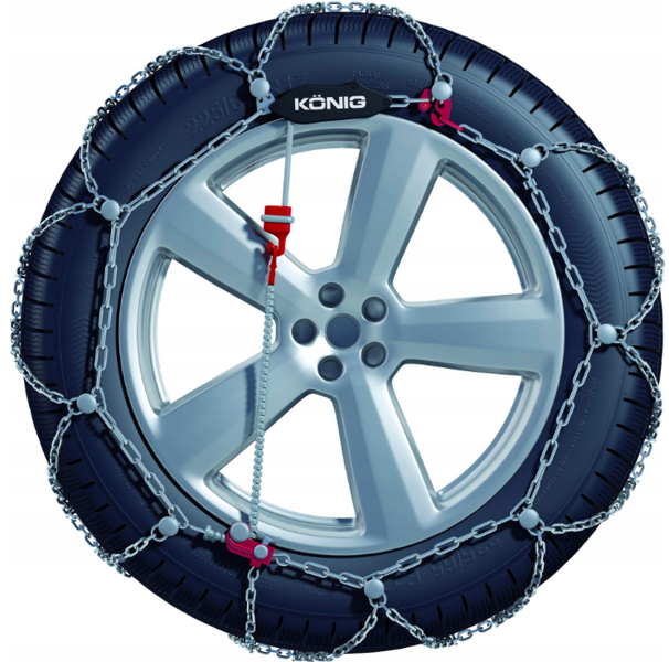 Łańcuchy śniegowe Konig XG-12 pro z napinaczem Grupa 240 I 205/65R17,5