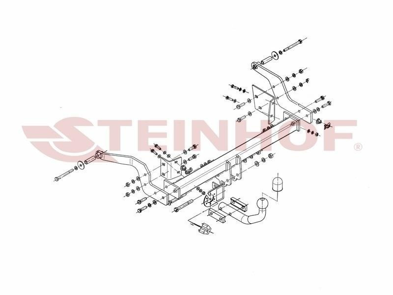 Hak holowniczy Steinhof Renault Megane I Hatchback 1995-2002