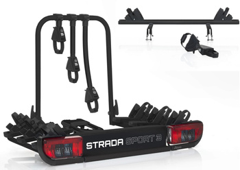 Bagażnik rowerowy na hak holowniczy Atera Strada Sport M3 BLACK 022695 | 4 rowery
