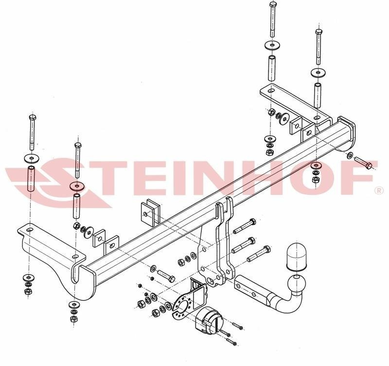 Hak holowniczy Steinhof Honda HR-V I FL 2002-2006