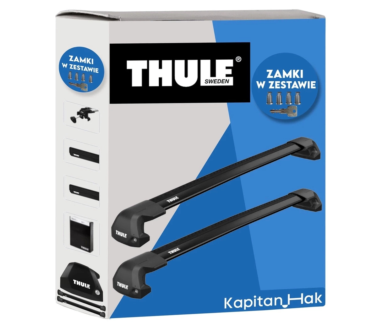Bagażnik dachowy | Belki | Thule Opel Astra H 2004-2010 + Smycz KapitanHak