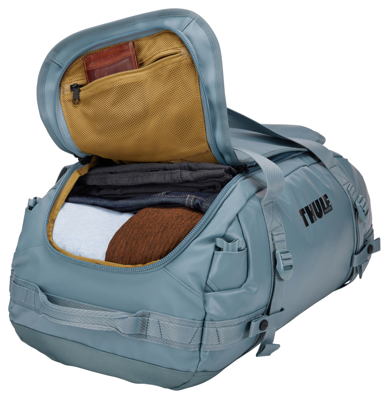 Torba podróżna Torba podróżna Thule Chasm Recycled Duffel 40L - Pond Gray 3204992 
